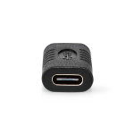 Nedis USB-C™ Sovitin | USB 3.2 Gen 2 | USB-C™ Naaras | USB-C™ Naaras | 4K@60Hz | 10 Gbps | Pyöreä | Niklattu | Musta | Kirjekuori Nedis USB-C™ Sovitin | USB 3.2 Gen 2 | USB-C™ Naaras | USB-C™ Naaras | 4K@60Hz | 10 Gbps | Pyöreä | Niklattu | Musta | Kirjekuori
