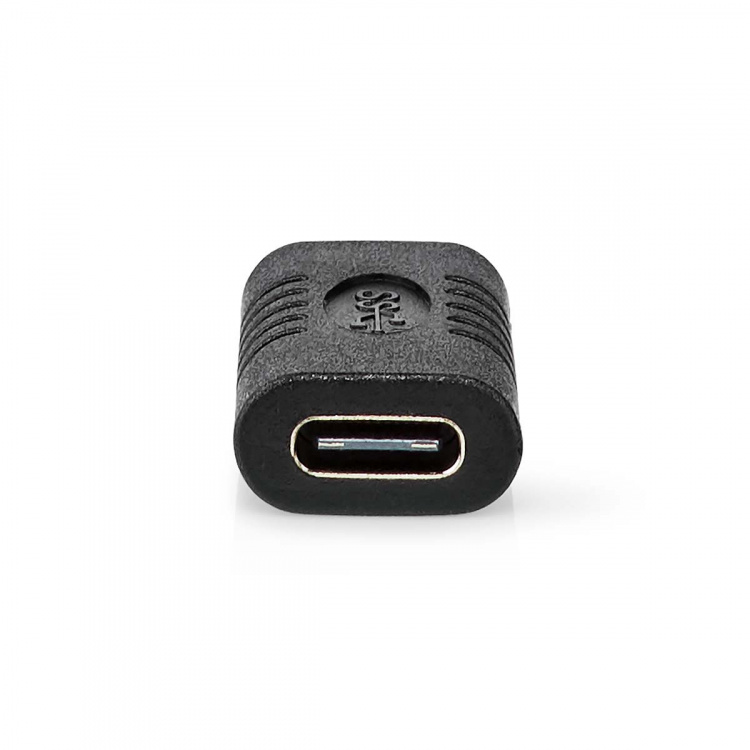 Nedis USB-C™ Sovitin | USB 3.2 Gen 2 | USB-C™ Naaras | USB-C™ Naaras | 4K@60Hz | 10 Gbps | Pyöreä | Niklattu | Musta | Kirjekuori Nedis USB-C™ Sovitin | USB 3.2 Gen 2 | USB-C™ Naaras | USB-C™ Naaras | 4K@60Hz | 10 Gbps | Pyöreä | Niklattu | Musta | Kirjekuori