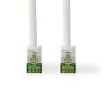 Nedis CAT7 verkkokaapeli | S/FTP | RJ45 uros | RJ45 uros | 3.00 m | Snagless | Pyöreä | LSZH | Valkoinen | Laatikko