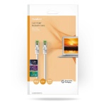 Nedis CAT7 verkkokaapeli | S/FTP | RJ45 uros | RJ45 uros | 3.00 m | Snagless | Pyöreä | LSZH | Valkoinen | Laatikko