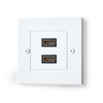 Nedis HDMI™ Seinärasia | 2x HDMI™ Female | 4K@60Hz | HDMI™ Ulostulo | Musta | 18 Gbps | Kullattu | Kirjekuori Nedis HDMI™ Seinärasia | 2x HDMI™ Female | 4K@60Hz | HDMI™ Ulostulo | Musta | 18 Gbps | Kullattu | Kirjekuori