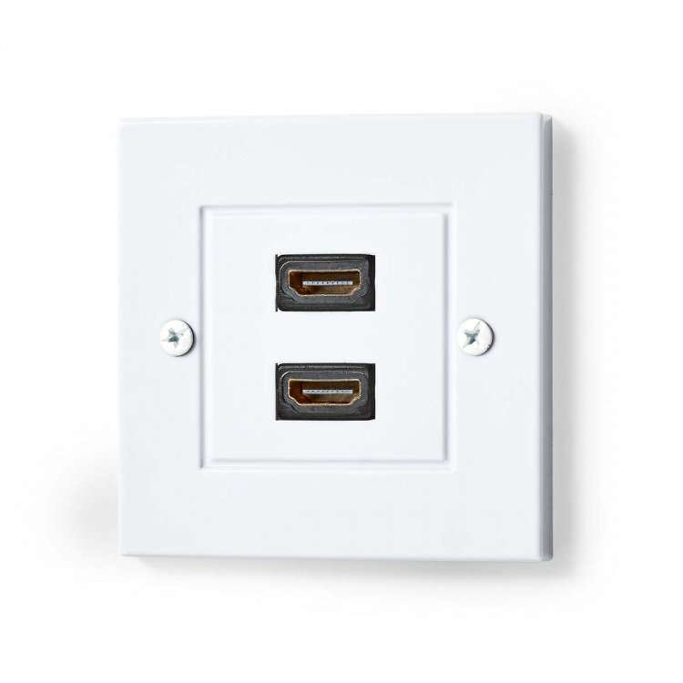 Nedis HDMI™ Seinärasia | 2x HDMI™ Female | 4K@60Hz | HDMI™ Ulostulo | Musta | 18 Gbps | Kullattu | Kirjekuori Nedis HDMI™ Seinärasia | 2x HDMI™ Female | 4K@60Hz | HDMI™ Ulostulo | Musta | 18 Gbps | Kullattu | Kirjekuori