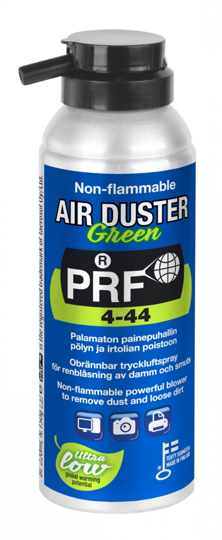 PRF 4-44 Air Duster Green Syttymätön 220 ml PRF 4-44 Air Duster Green Syttymätön 220 ml