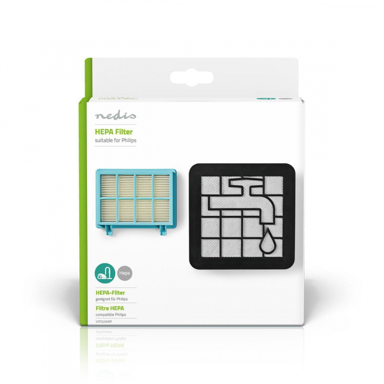 Nedis HEPA Filter Set | Korvaus: Philips | HEPA-suodatin ja moottorisuodatin | H11 Nedis HEPA Filter Set | Korvaus: Philips | HEPA-suodatin ja moottorisuodatin | H11