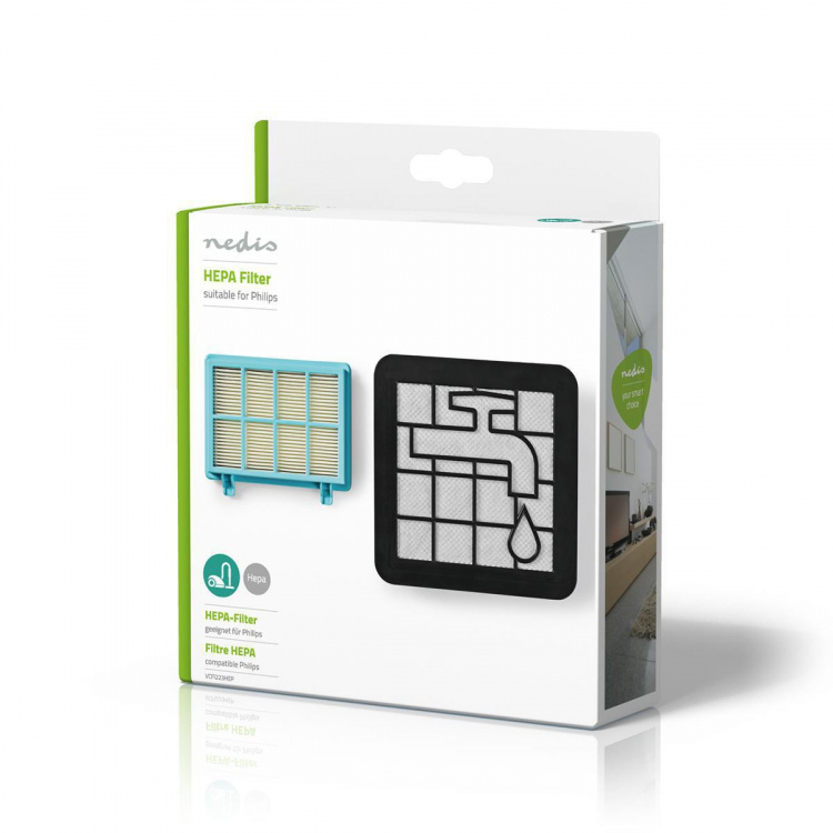 Nedis HEPA Filter Set | Korvaus: Philips | HEPA-suodatin ja moottorisuodatin | H11 Nedis HEPA Filter Set | Korvaus: Philips | HEPA-suodatin ja moottorisuodatin | H11