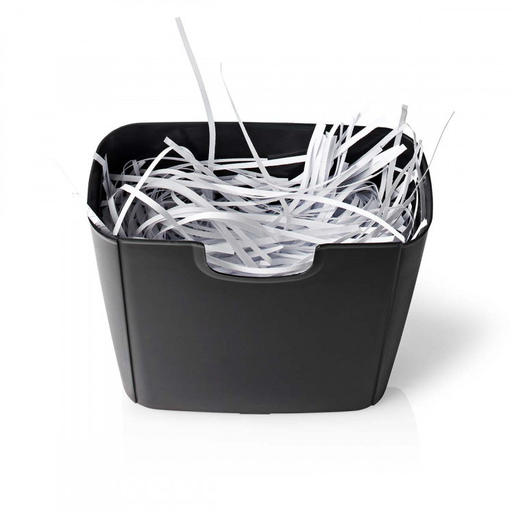 Nedis Paperisilppuri | Leikkausnauha | 6x A4-sivuja | 10 l | Turvastandardi: DIN 2 | 190 W | Musta
