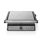 Nedis Pöytägrilli | 2000 W | 29 x 23 cm | Säädettävä lämpötilan säätö | Muovi / Ruostumaton Teräs