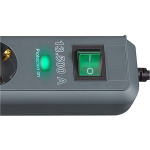 brennenstuhl Ylijännitesuojattu Jatkopistorasia Eco-Line 6-Paikkaa1.50 m - Suojakosketin