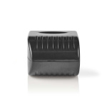 Nedis Virtapistoke Adapteri | Euro/Tyyppi C (CEE 7/16) | 100 - 240 V AC 50/60 Hz | 12 V DC | 6 W | Verkkovirtakäyttöinen | 0.3 A | Musta | Muovi