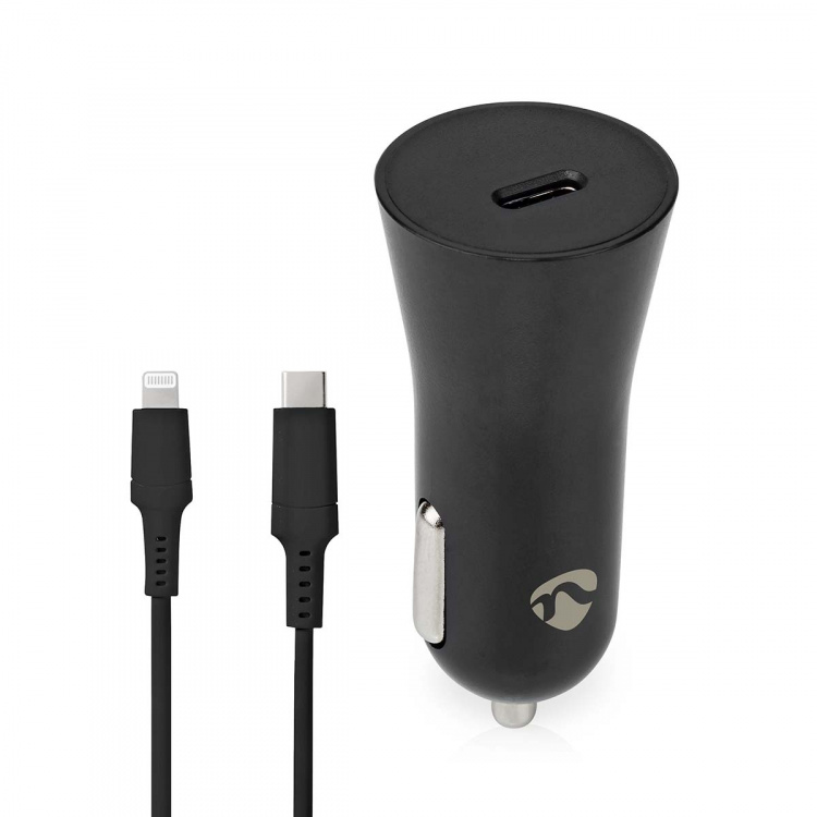 Nedis Autolaturi | 20 W | 1.67 / 2.22 / 3.0 A | Lähtöliitäntöjen määrä: 1 | Portin tyyppi: USB-C™ | Lightning 8-Pin (irrallinen) Kaapeli | 1.00 m | Automaattinen Jännitteen Valinta Nedis Autolaturi | 20 W | 1.67 / 2.22 / 3.0 A | Lähtöliitäntöjen määrä: 1 | Portin tyyppi: USB-C™ | Lightning 8-Pin (irrallinen) Kaapeli | 1.00 m | Automaattinen Jännitteen Valinta