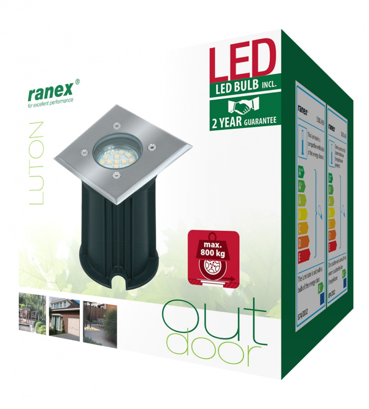 Ranex LED Maa Kohdevalaisin 3 W 230 lm 3000 K