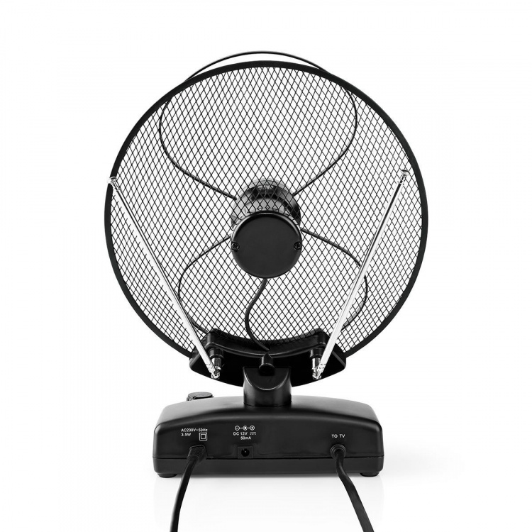 Nedis Sisäantenni | Aktiivinen | FM / UHF / VHF | Vastaanottoalue: 0-25 km | LTE700 | Vahvistus: 36 dB | Vahvistuksensäätö | ABS-Muovi | Musta Nedis Sisäantenni | Aktiivinen | FM / UHF / VHF | Vastaanottoalue: 0-25 km | LTE700 | Vahvistus: 36 dB | Vahvistuksensäätö | ABS-Muovi | Musta