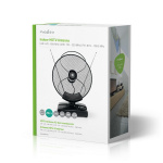 Nedis Sisäantenni | Aktiivinen | FM / UHF / VHF | Vastaanottoalue: 0-25 km | LTE700 | Vahvistus: 36 dB | Vahvistuksensäätö | ABS-Muovi | Musta Nedis Sisäantenni | Aktiivinen | FM / UHF / VHF | Vastaanottoalue: 0-25 km | LTE700 | Vahvistus: 36 dB | Vahvistuksensäätö | ABS-Muovi | Musta