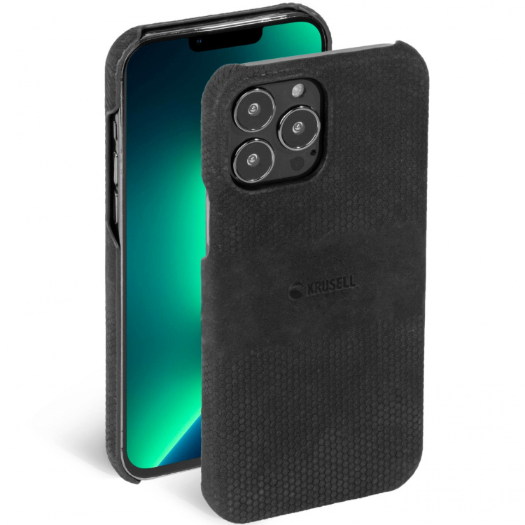 Krusell Nahkakotelo iPhone 13 Pro Max Musta