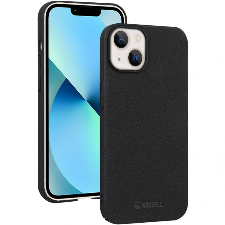 Krusell SandCover iPhone 13 Mini Musta Krusell SandCover iPhone 13 Mini Musta