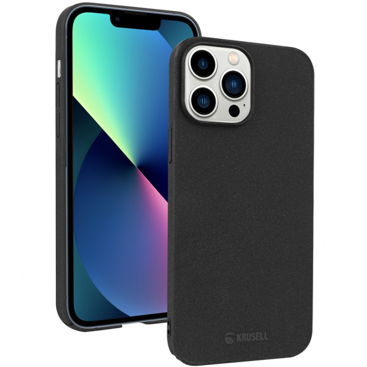 Krusell SandCover iPhone 13 Pro Max Musta