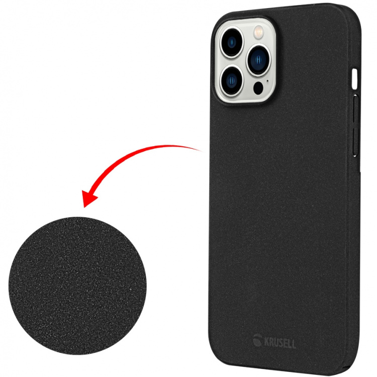 Krusell SandCover iPhone 13 Pro Max Musta