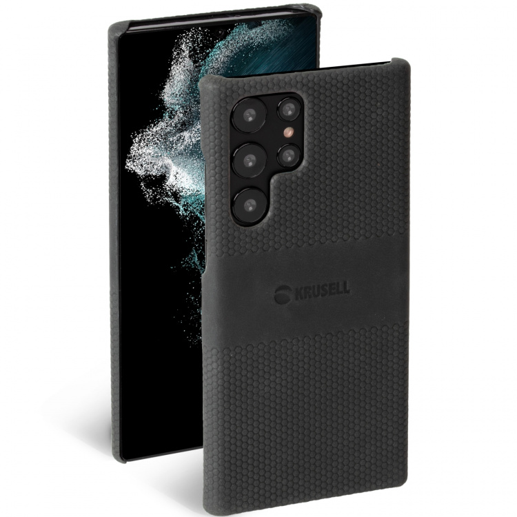 Krusell Nahkakotelo Galaxy S22 Ultra Musta Krusell Nahkakotelo Galaxy S22 Ultra Musta