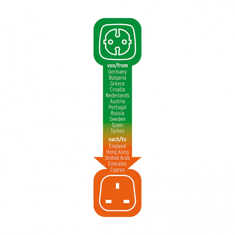 brennenstuhl Matka-adapteri Eurooppa-UK Maadoitettu brennenstuhl Matka-adapteri Eurooppa-UK Maadoitettu