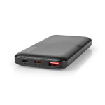Nedis Virtapankki | 10000 mAh | 1.5 / 2.0 / 3.0 A | Lähtöliitäntöjen määrä: 2 | Lähtöliitäntä: 1x USB-A / 1x USB-C™ | Sisääntulon liitäntä: 1x Micro USB / 1x USB-C™ | PD2.0 18W | Litium-Polymeeri Nedis Virtapankki | 10000 mAh | 1.5 / 2.0 / 3.0 A | Lähtöliitäntöjen määrä: 2 | Lähtöliitäntä: 1x USB-A / 1x USB-C™ | Sisääntulon liitäntä: 1x Micro USB / 1x USB-C™ | PD2.0 18W | Litium-Polymeeri