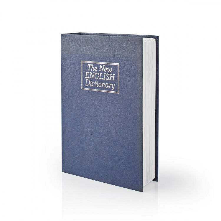 Nedis Holvi | Kirjan Näköinen Turvasäilö | Näppäinlukko | Sisäkäyttöön | Keskikokoinen | Sisätilavuus: 1.6 l | 2 avainta | Hopea / Sininen Nedis Holvi | Kirjan Näköinen Turvasäilö | Näppäinlukko | Sisäkäyttöön | Keskikokoinen | Sisätilavuus: 1.6 l | 2 avainta | Hopea / Sininen