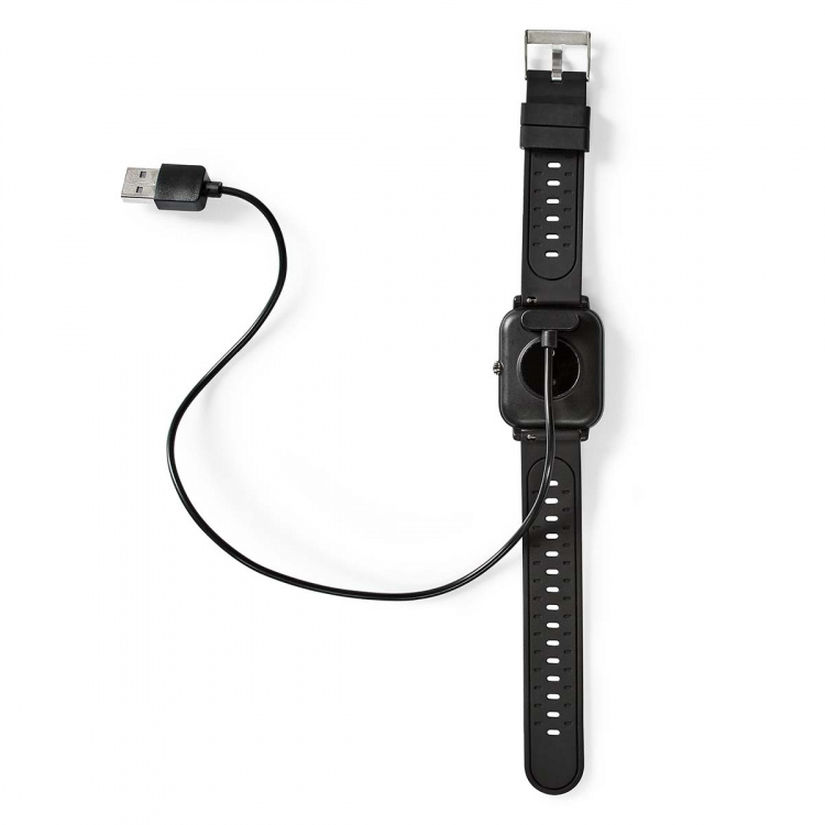 Nedis SmartLife Kello | LCD | IP68 | Maksimi käyttöaika: 7200 min | Android™ / IOS | Musta