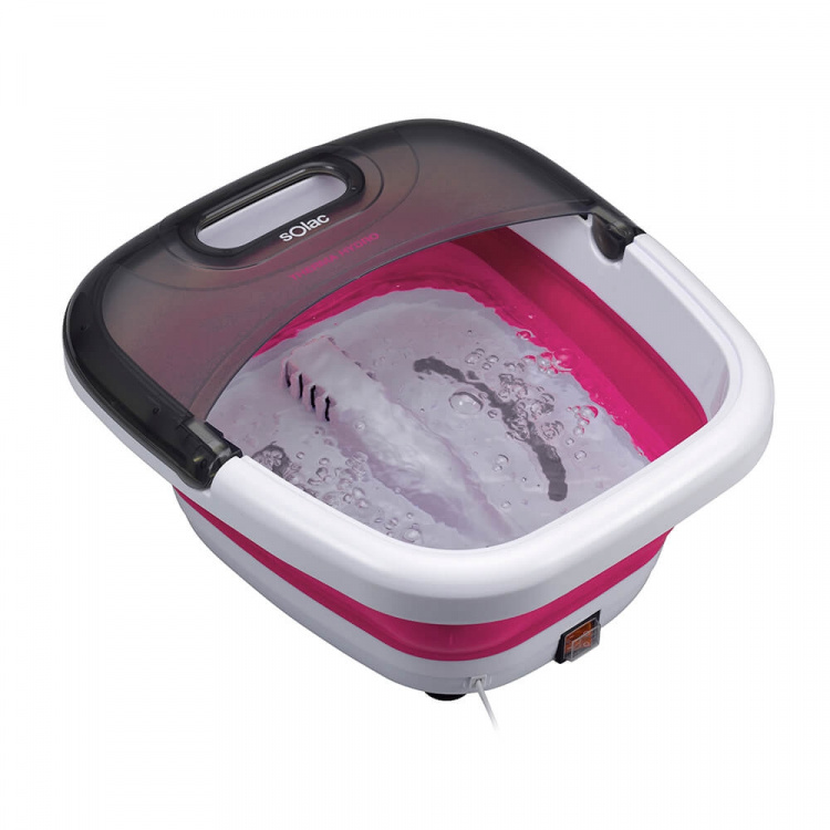 SOLAC Foot Massager Foldable Therma Hydro