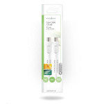 Nedis Koaksiaalikaapeli | IEC (Coax) Uros | IEC (Coax) Naaras | Niklattu | 120 dB | 75 Ohm | Nelinkertainen suojaus | 2.00 m | Pyöreä | PVC | Valkoinen | Kirjekuori