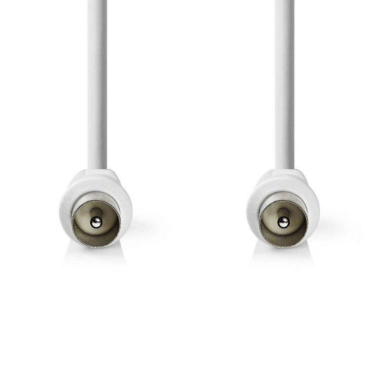 Nedis Koaksiaalikaapeli | IEC (Coax) Uros | IEC (Coax) Uros | Niklattu | 90 dB | 75 Ohm | Tuplasuojattu | 10.0 m | Pyöreä | PVC | Valkoinen | Kirjekuori Nedis Koaksiaalikaapeli | IEC (Coax) Uros | IEC (Coax) Uros | Niklattu | 90 dB | 75 Ohm | Tuplasuojattu | 10.0 m | Pyöreä | PVC | Valkoinen | Kirjekuori