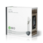 Nedis Koaksiaalikaapelikela | RG58C/U | 50 Ohm | Tuplasuojattu | ECA | 50.0 m | Antenni | PVC | Valkoinen | Pakkaus