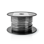 Nedis Koaksiaalikaapelikela | RG174 | 50 Ohm | Yksinkertainen suojaus | ECA | 100.0 m | Antenni | PVC | Musta | Kela Nedis Koaksiaalikaapelikela | RG174 | 50 Ohm | Yksinkertainen suojaus | ECA | 100.0 m | Antenni | PVC | Musta | Kela