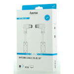 Hama Cable Antenna Angle 90dB White 3.0m Hama Cable Antenna Angle 90dB White 3.0m