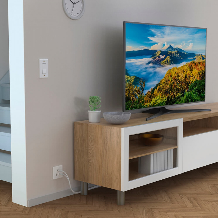 Hama Antenna Cable SAT 90dB F-F White 1.5m