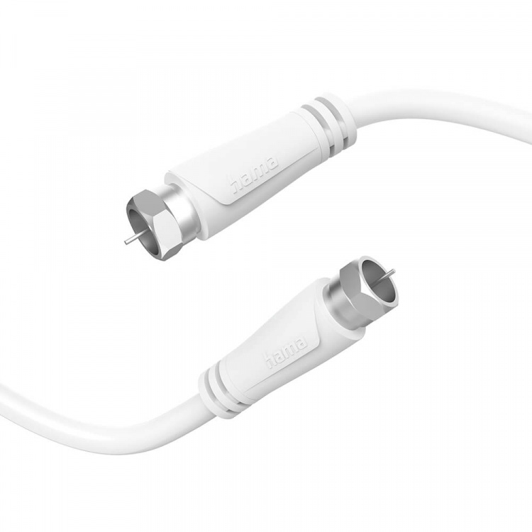 Hama Antenna Cable SAT 90dB F-F White 3.0m Hama Antenna Cable SAT 90dB F-F White 3.0m