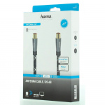 Hama Cable Antenna 120dB Black/Grey 1.5m
