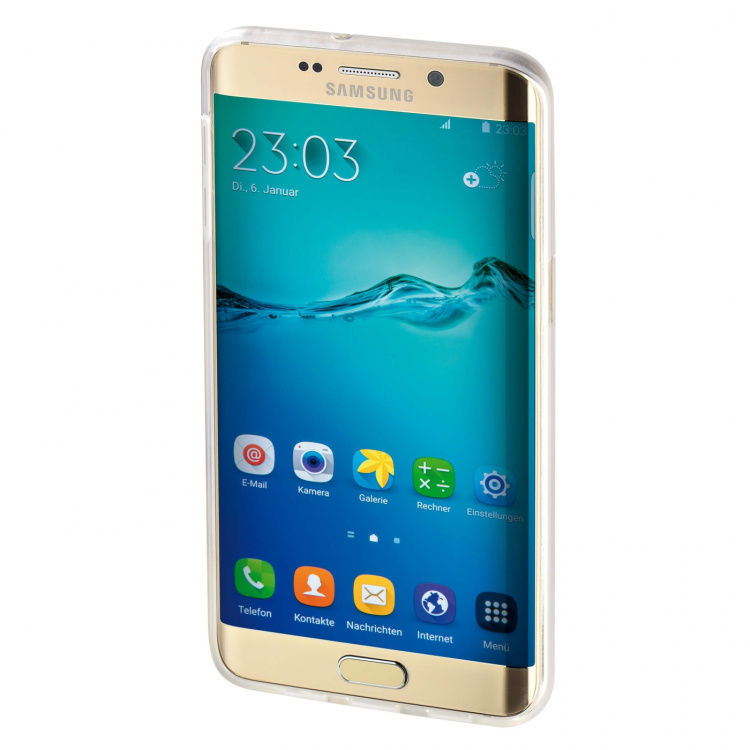 Hama Suojakuori Läpinäkyvä Crystal Samsung S6 Edge+