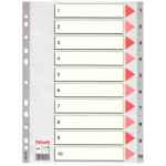 ESSELTE Register PP A4/1-10 Grå