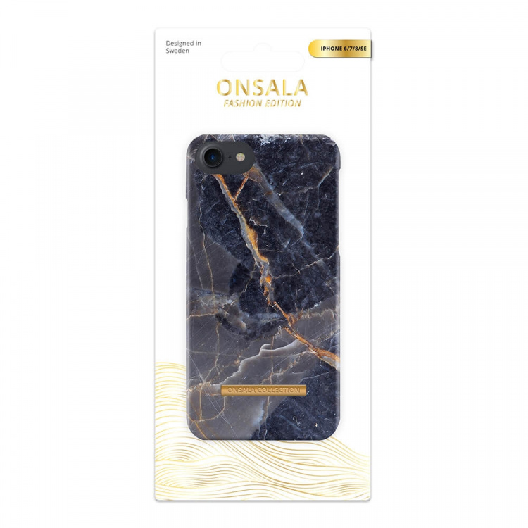 Onsala COLLECTION Suojakuori Shine Grey Marble iPhone 6/7/8/SE