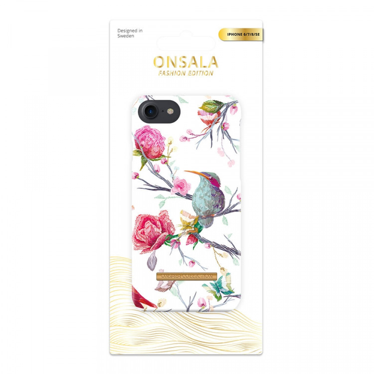 Onsala COLLECTION Suojakuori Shine Vintage Birds iPhone 6/7/8/SE
