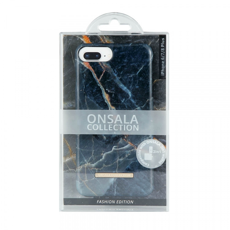 Onsala COLLECTION Suojakuori Shine Grey Marble iPhone6/7/8 Plus Onsala COLLECTION Suojakuori Shine Grey Marble iPhone6/7/8 Plus
