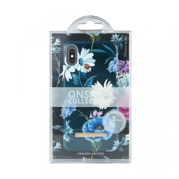 Onsala COLLECTION Suojakuori Shine Poppy Chamomile iPhoneX/Xs Onsala COLLECTION Suojakuori Shine Poppy Chamomile iPhoneX/Xs