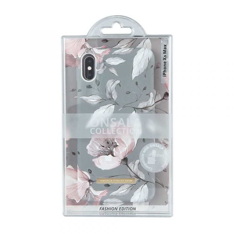 Onsala COLLECTION Suojakuori Matta Flowerleaves iPhoneXs Max