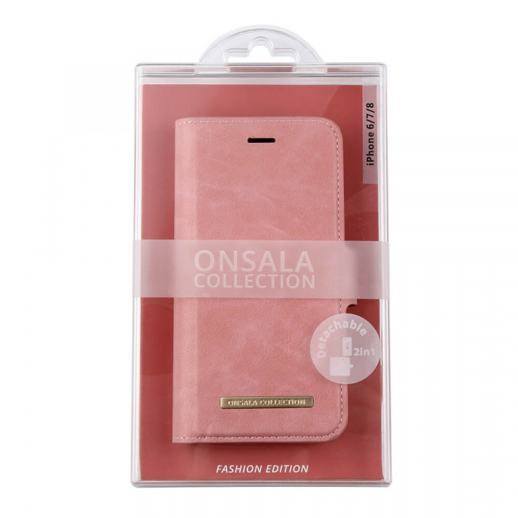 Onsala COLLECTION Lompakko Dusty Pink iPhone 6/7/8/SE