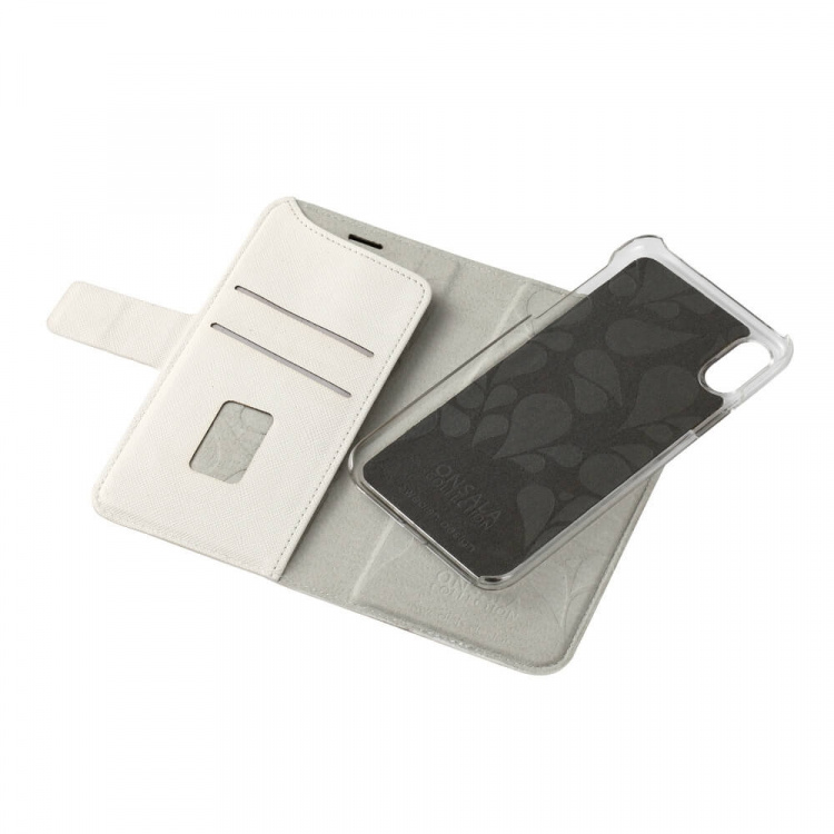 Onsala COLLECTION Lompakko Saffiano White iPhoneX/Xs