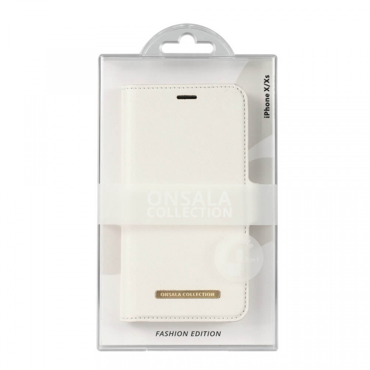 Onsala COLLECTION Lompakko Saffiano White iPhoneX/Xs