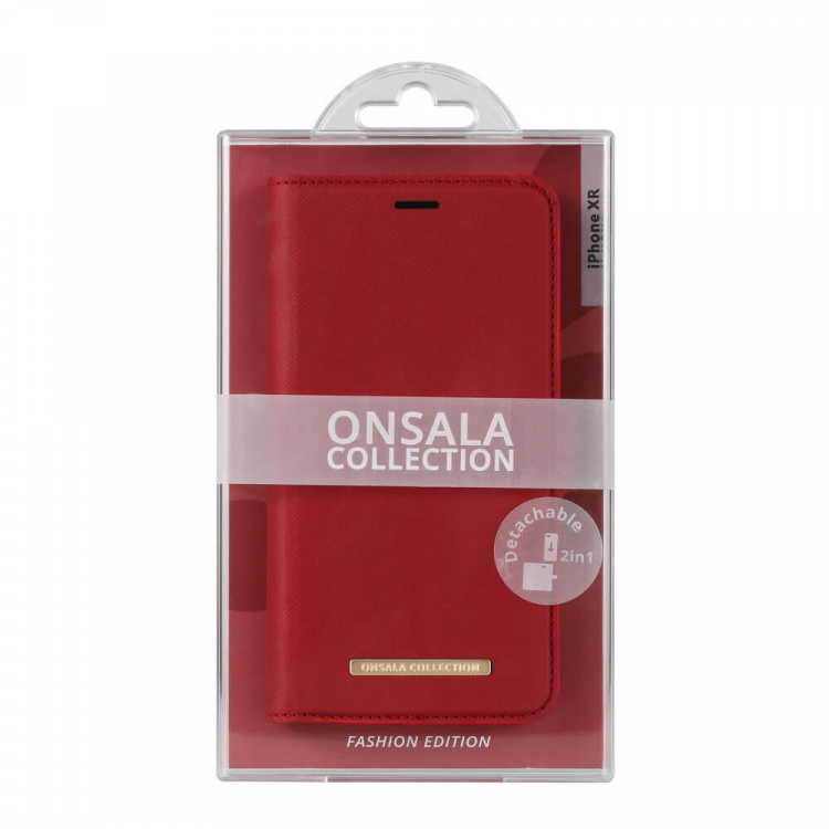 Onsala COLLECTION Lompakko Saffiano Red iPhoneXR Onsala COLLECTION Lompakko Saffiano Red iPhoneXR