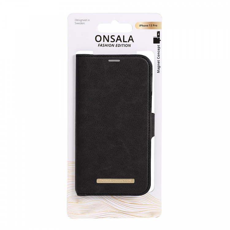 Onsala COLLECTION Mobilfodral Midnight Black iPhone 13 Pro Onsala COLLECTION Mobilfodral Midnight Black iPhone 13 Pro