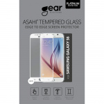 Gear Härdat Glas 3D Full Cover Vit Samsung S6