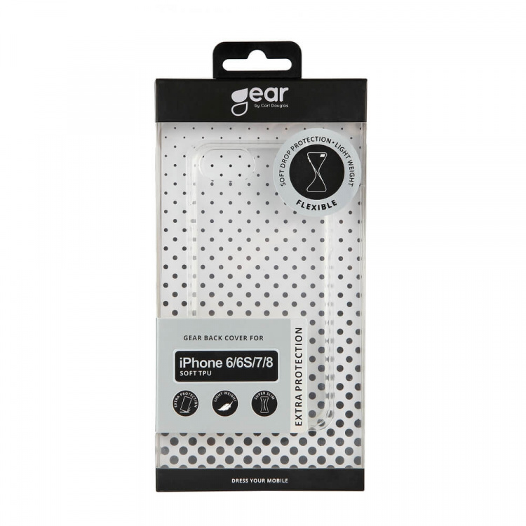 Gear Suojakuori TPU Läpinäkyvä - iPhone 6/7/8/SE