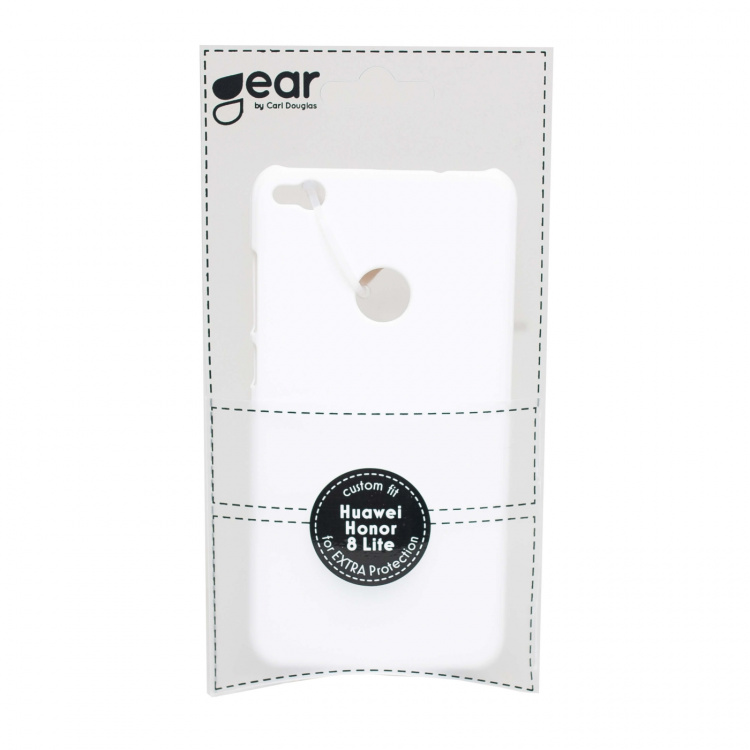 Gear Suojakuori Valkoinen - Huawei Honor 8 Lite